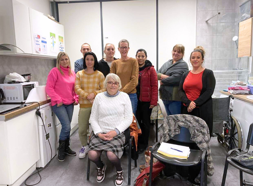 Bienvenue aux 10 nouveaux assistants de vie aux familles en formation !